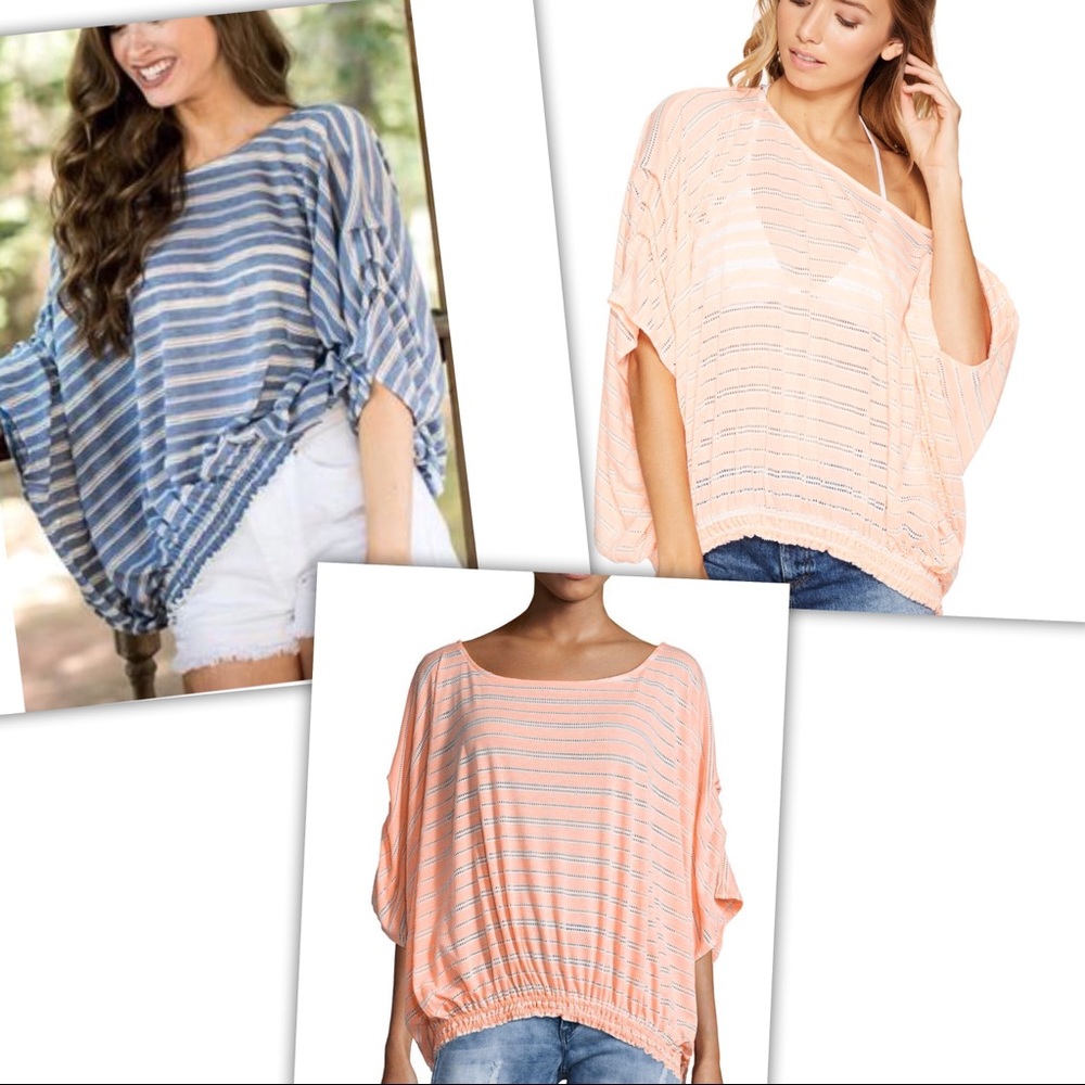 Free People Azalea Eyelet Stripe Top - Picture 2 of 8